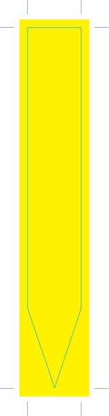 Picture of PLAIN YELLOW INFO STIK - 135mm x 20mm                                                                                                                 